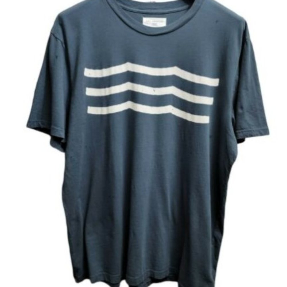 Sol Angeles Anthropologie Men's Graphic Blue T-Shirt Size XL NWT